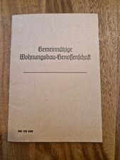 Altes mitgliedsbuch gemeinnüt gebraucht kaufen  Hartha
