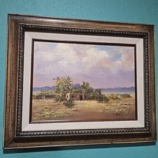 Pintura original vintage a óleo ou acrílico sobre tela assinada pelo artista? comprar usado  Enviando para Brazil