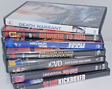 Jean Claude Van Damme 8 dvd lot: Kickboxer/Universal Soldier/Nowhere To Run/JCVD, usado comprar usado  Enviando para Brazil