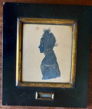 Georgian silhouette portrait for sale  UK