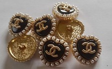 Chanel button black for sale  HUNTLY