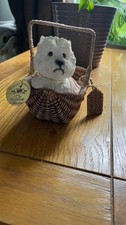 Westie ornament basket for sale  CARDIFF