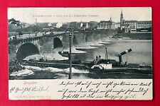 Dresden 1908 augustusbrücke gebraucht kaufen  Dresden