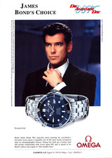 OMEGA Seamaster James Bond 007 -Die Another Day- Anúncio impresso original 2002!! comprar usado  Enviando para Brazil