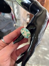 Bague strass verts d'occasion  Villefranche-de-Lauragais