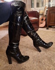 Bottes casadei cuir d'occasion  Mantes-la-Ville