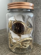 Gold jewelry jar for sale  West Bloomfield