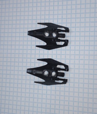 Usado, 2 Lego parte 64272 armadura de ombro preta uma peça estilo Vorox fotos WYSIWYG IRL comprar usado  Enviando para Brazil
