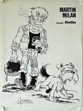 Journal poster tintin d'occasion  Expédié en Belgium