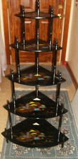 Deluxe black shelf for sale  Hettinger