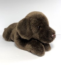 Usado, Ganz H12042 Chocolate Labrador Retriever Cachorro 15” Bicho de Pelúcia comprar usado  Enviando para Brazil