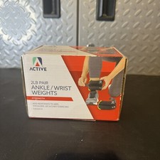 Marca ativa - Pesos no tornozelo/pulso - Par de 2 lb/1 lb cada - Novo na caixa comprar usado  Enviando para Brazil