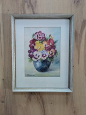 Aquarell blumen stiefmütterch gebraucht kaufen  Nürtingen