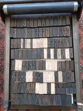 Letterpress wooden type for sale  NEWBURY