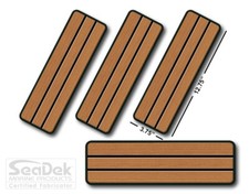 SeaDek Boat EVA Step Pads - Antiderrapante 4 Peças Stick On - Mocha-Preto - Teca comprar usado  Enviando para Brazil