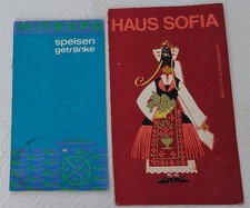Ddr speisekarten mitropa gebraucht kaufen  Strausberg-Umland