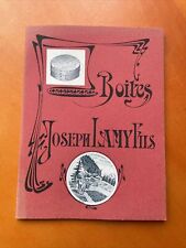 Livret boîtes bois d'occasion  Moutiers-les-Mauxfaits