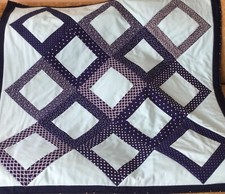 Baby quilt. navy for sale  Yaphank