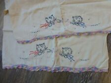 Vintage embroidered crocheted for sale  Molalla