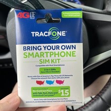 Usado, TracFone 4G LTE Traga Seu Próprio Telefone 3 em 1 Kit SIM Smartphone Nano micro + comprar usado  Enviando para Brazil