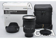 Lente de zoom Sigma 24-70mm f/2.8 DG DN para Sony montagem tipo E [quase em perfeito estado] do Japão, usado comprar usado  Enviando para Brazil