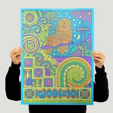 Phish seattle poster for sale  Los Angeles
