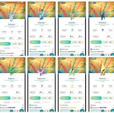 Pokémon Go Shiny Eevee Evolution com fundo especial | Troque 20K ou mini PTC comprar usado  Enviando para Brazil