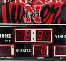 Nebraska cornhuskers scoreboar for sale  Norfolk