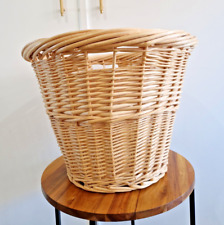Large vintage wicker for sale  NEW MALDEN