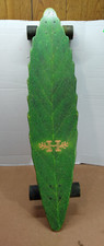 BAMBOO Habitat Longboard COMPLETO 41” Leaf Lines Cruiser Skate Inclinado comprar usado  Enviando para Brazil