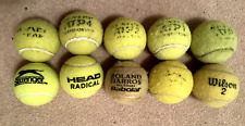 Ten used tennis for sale  FAREHAM