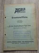 Agria einachsschlepper 1700 gebraucht kaufen  Recke