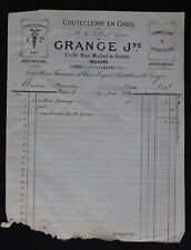 Invoice 1882 coutellerie d'occasion  Expédié en Belgium
