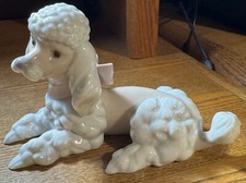 Lladro poodle lying for sale  Fallbrook