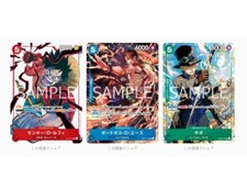 Jogo de cartas ONE PIECE Luffy Ace Sabo SP PROMO Pack Shonen Jump 19 bônus PSL comprar usado  Enviando para Brazil