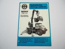 Klaus 213 hydraulik gebraucht kaufen  Merseburg