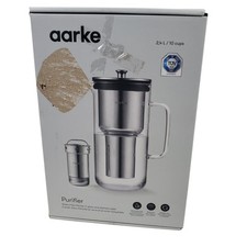 aarke purificador jarro de água de vidro filtro de aço inoxidável recarregável com recargas comprar usado  Enviando para Brazil