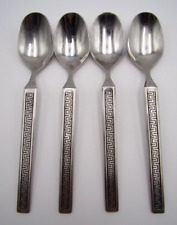 Lote de 4 colheres de chá Noritake EROS aço inoxidável 18/8 Japão 6" comprar usado  Enviando para Brazil
