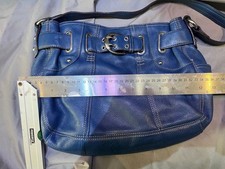 Tiganello blue leather for sale  ELY