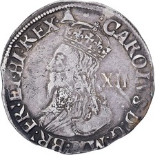 [#1507908] Gran Bretaña, Charles I, Shilling, 1634-1635, London, Plata, BC+, Spi comprar usado  Enviando para Brazil