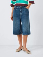 Bermuda jeans John Lewis longa azul Reino Unido 10 💖 nova preço promocional £39 comprar usado  Enviando para Brazil