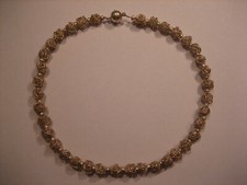 Collier halskette drahtkugel gebraucht kaufen  Köln