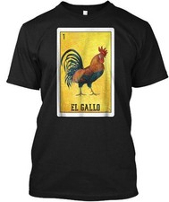 Camiseta El Gallo Chicken S Galo Mexicano Feita nos EUA Tamanho P a 5XL comprar usado  Enviando para Brazil