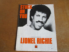LIONEL RICHIE - STUCK ON YOU - ORIGINAL SHEET MUSIC (X) comprar usado  Enviando para Brazil