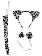 Set leopardo cerchietto usato  Italia