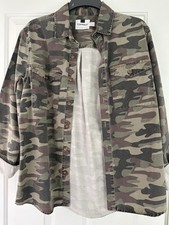 Topman camo overshirt for sale  WHITSTABLE