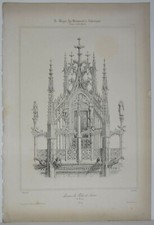 Lithographie lucarne palais d'occasion  Rioz