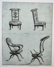 Prieuse folding engraving d'occasion  Expédié en Belgium