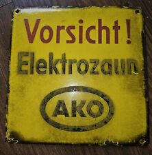 Metallschild vorsicht elektroz gebraucht kaufen  Göttin, -Neustadt