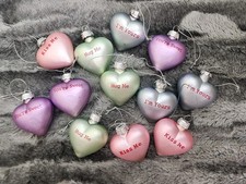Christmas ornaments hearts for sale  Prophetstown